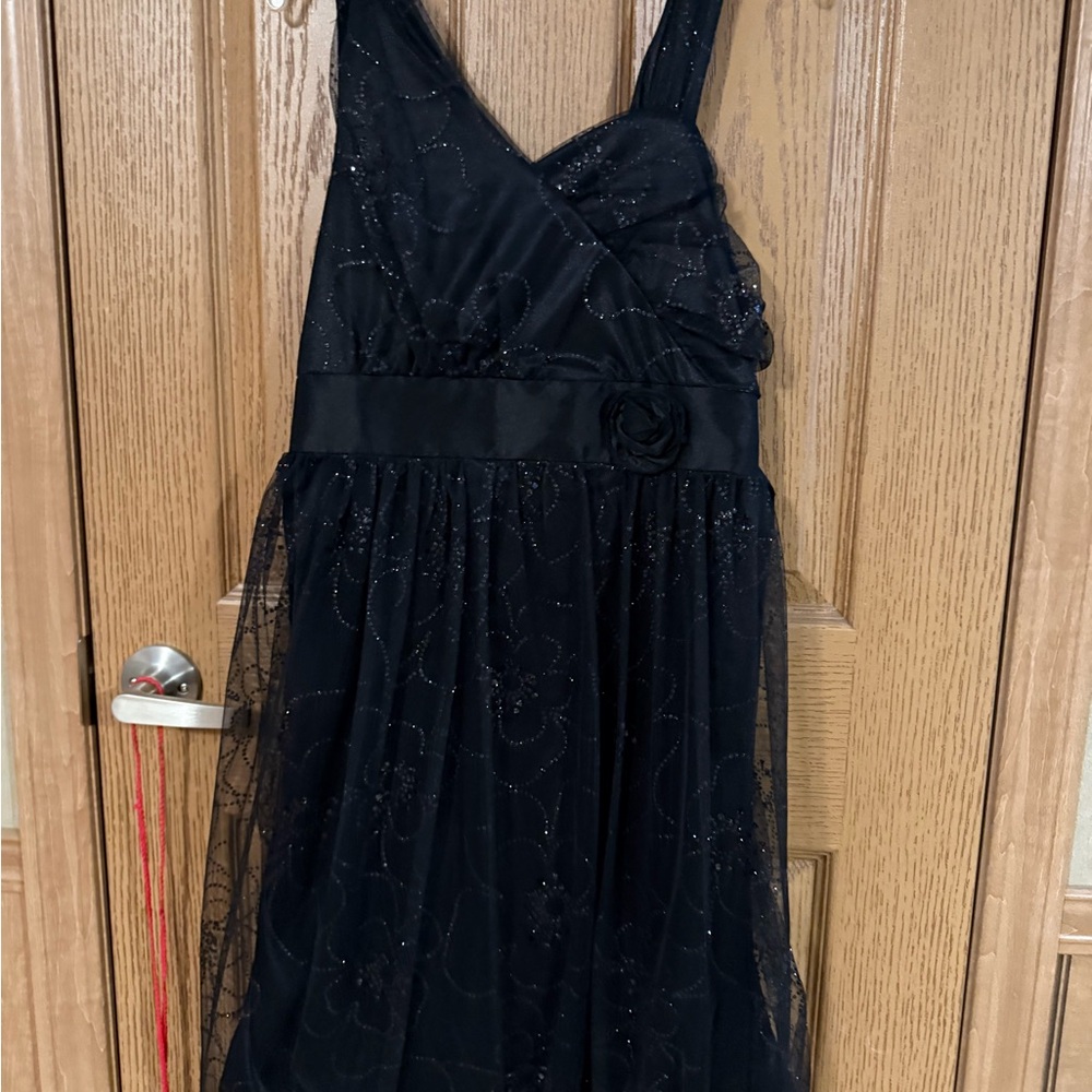 Justice Black Halter Sundress for Cocktail